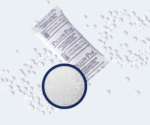 Pillow Pak de sílica gel en empaque Tyvek